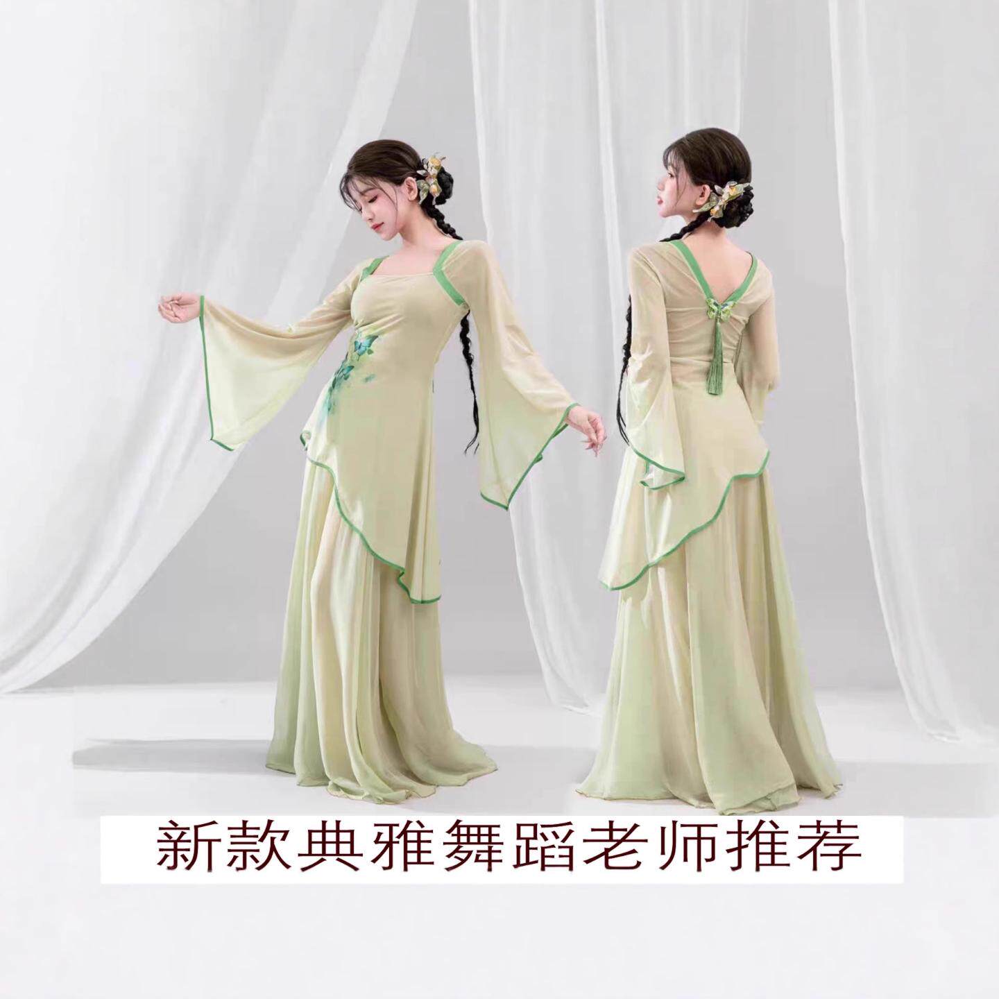 舞服装新中式纱衣女国风舞蹈练功