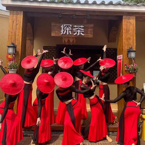 山灵傣族孔雀舞鱼尾裙女舞蹈服