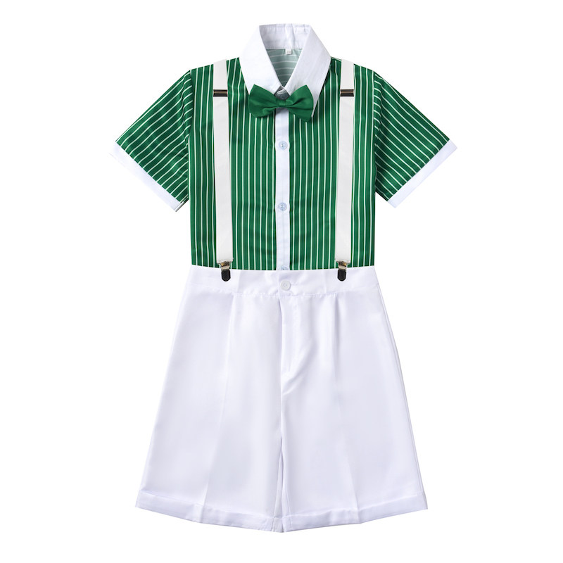 小学生合唱服儿童幼儿园集体舞蹈春晓绿色诗歌朗诵服春天演出可爱