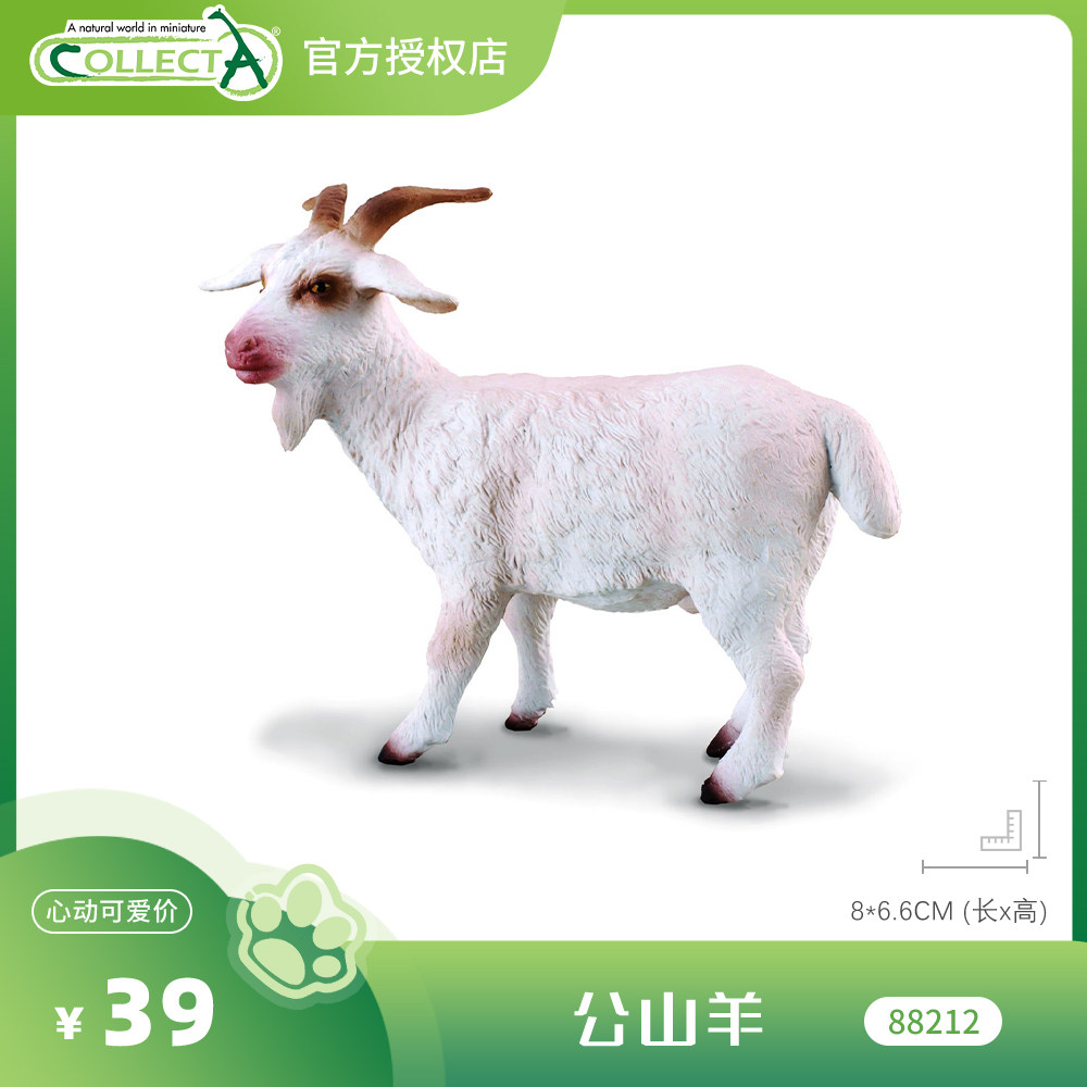 【88212公山羊】CollectA官方授权正版动物模型早教玩具