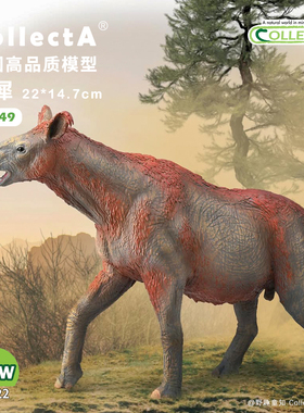 【88949巨犀】CollectA仿真动物模型玩具古兽公仔科普收藏