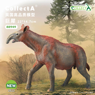 【88949巨犀】CollectA仿真动物模型玩具古兽公仔科普收藏