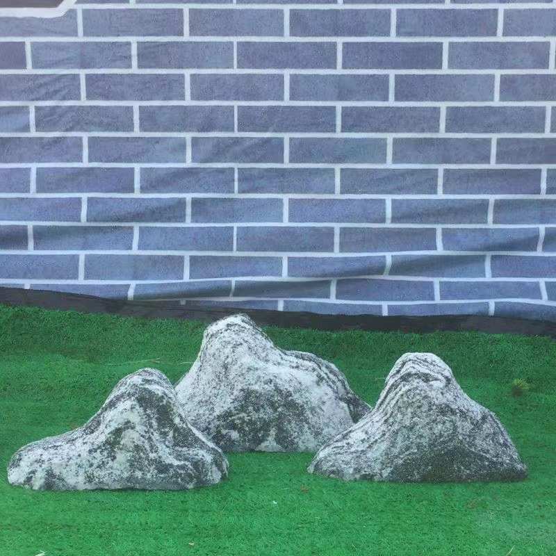 天然雪浪石组合石头造景大型泰山石原石假山枯山水室内庭院景观石