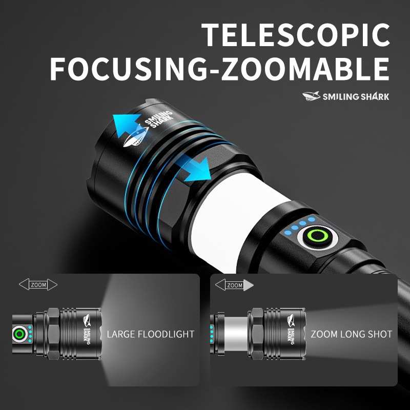 Cross-border new multi-function camping flashlight floodligh