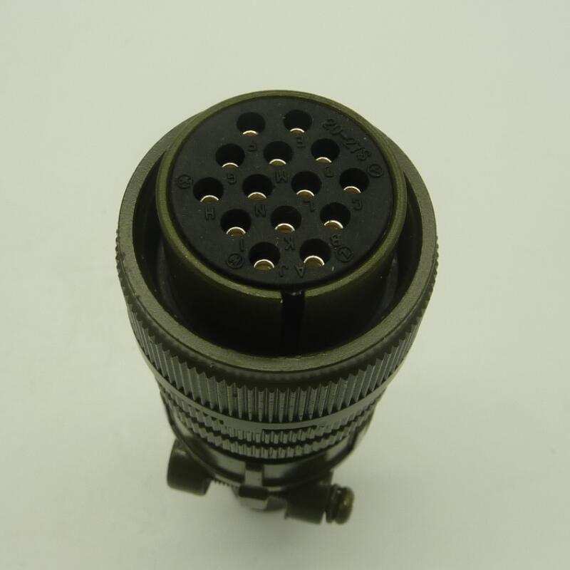 航空插头MS3106A20-27S防水耐用连接器-14芯连接器