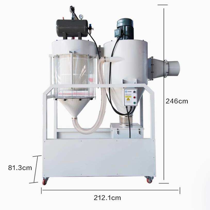 旋风吸尘机便携式滤筒脉冲旋风除尘器分离式吸尘器木工粉尘集尘器