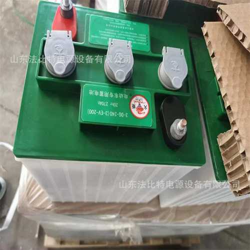 火炬蓄电池3-DG-240铅酸蓄电池(20HR）6V270Ah叉车 观光车电池