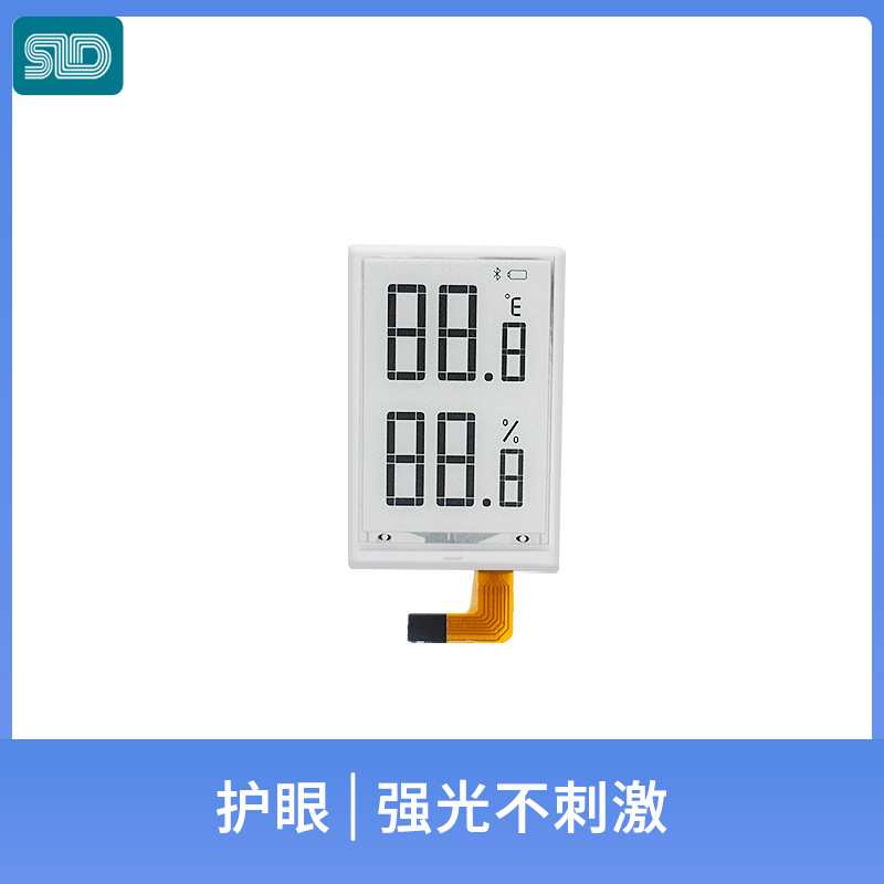 1.9寸电子纸墨水屏模组 温湿度计计时器段码显示屏