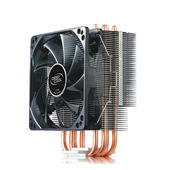 cpu散热器主机风扇铜管1155静音amd台式 九州风神 玄冰400 电脑AM4