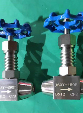 仪表阀304高温阀门高压对焊J63W承插不锈钢焊接针型阀 J61W-160P