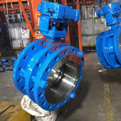 10C 电动带伸缩节蝶阀 SD943H DN600伸缩法兰蝶阀