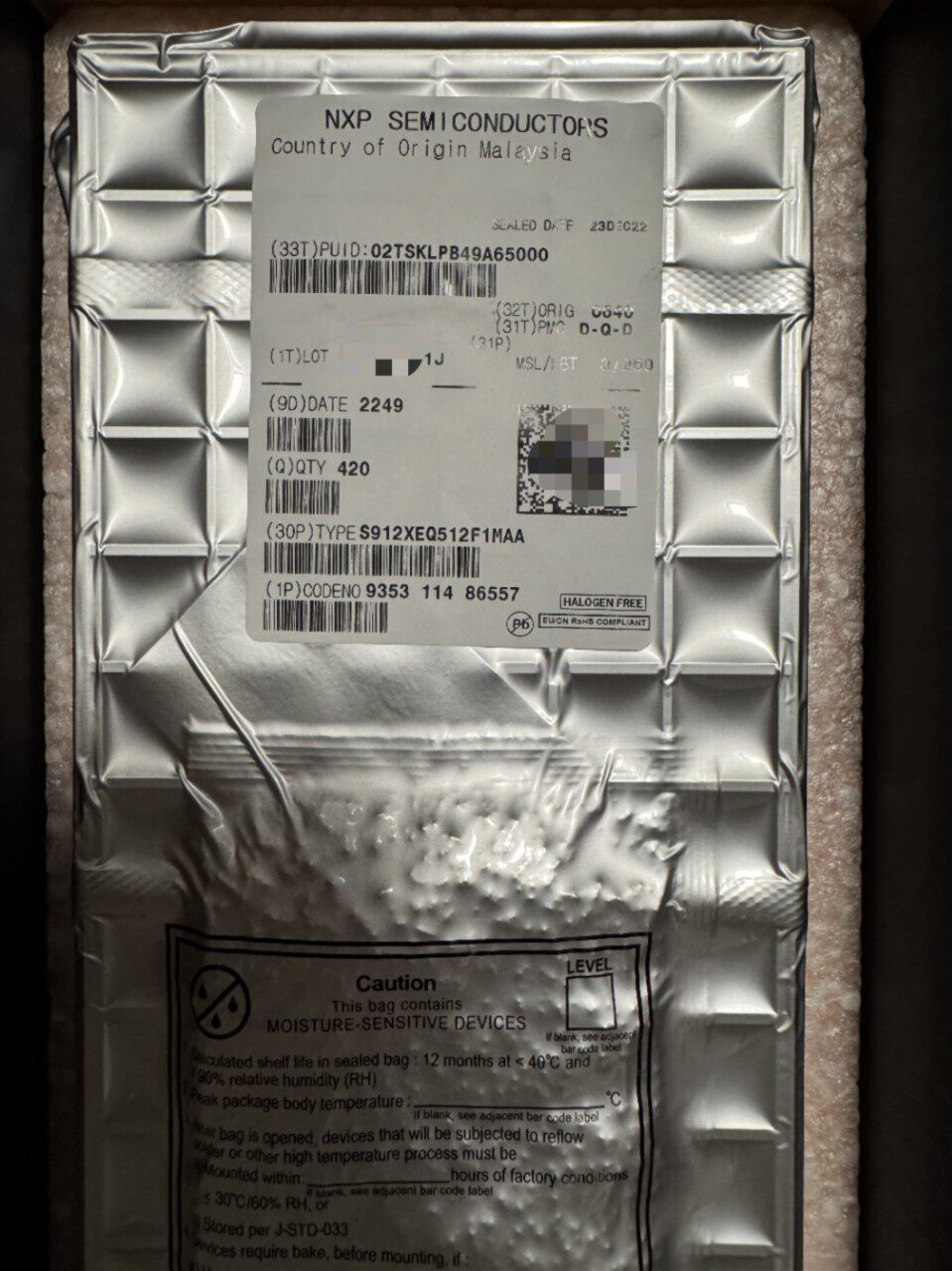 全新货芯封装BOM配单实力供应商原装正品S912XEQ512F1MAA[IC FLAS