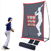 2026便携式 棒球九宫格投球练习网好球区投手投球训练好球带投球网