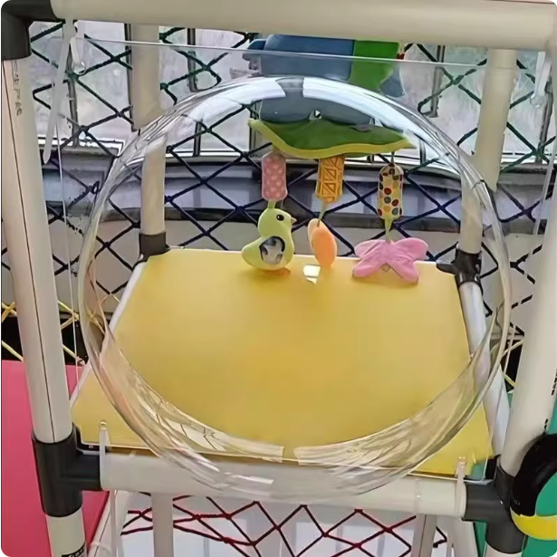 儿童攀爬架亚克力太空舱益智周边适配qua配件宝宝亚克力洞洞板