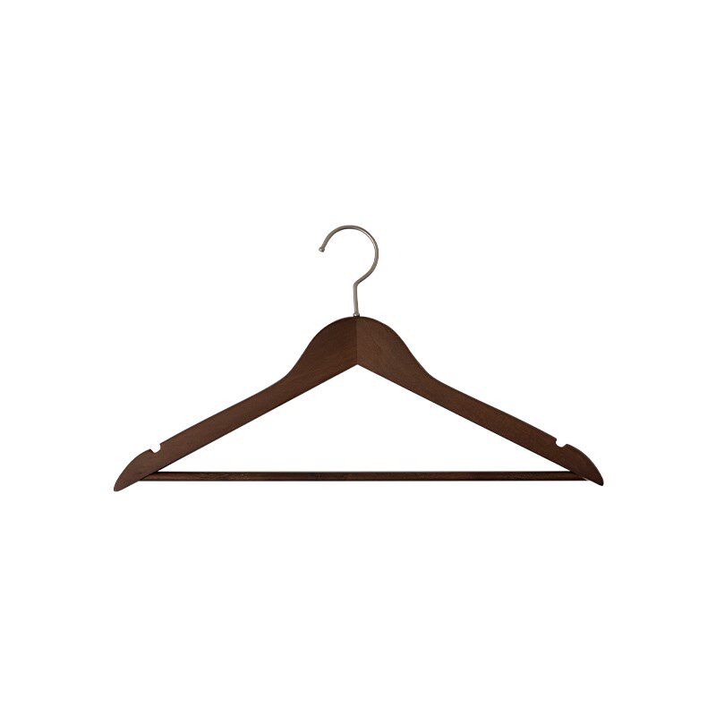 梵瀚 实木衣架家用挂衣无痕防肩角卧室衣柜衣帽间收Z纳防滑衣撑