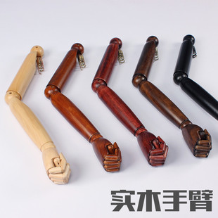 男女模特道具配件活动实木手模特手臂玻I璃钢手臂底座半身模特全