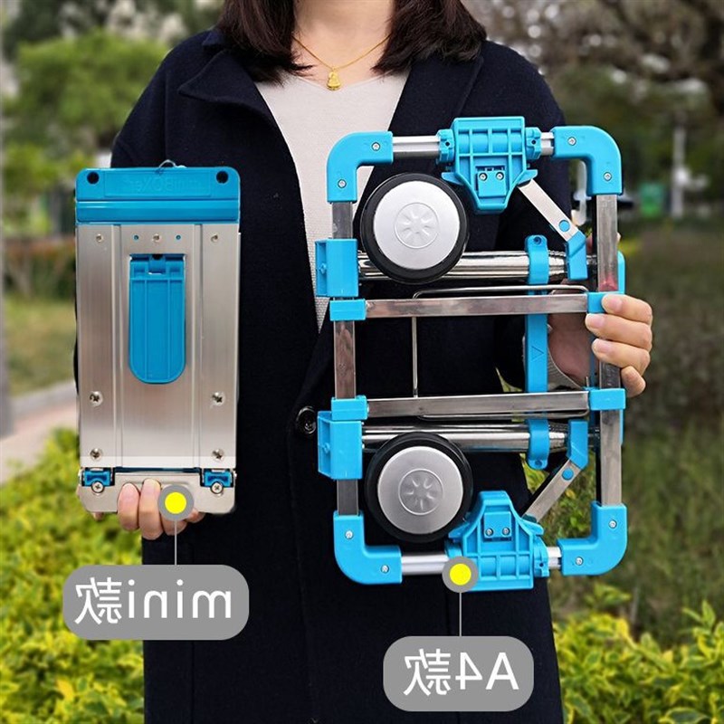 可折叠便携买菜购物拖车小拉车拉杆拉货手拉P车行李搬运拉水神器