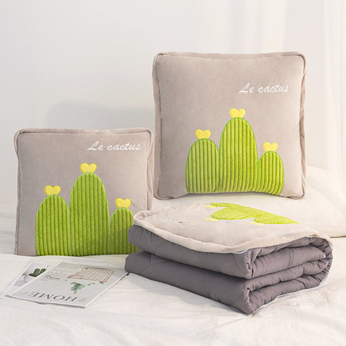 可折叠抱枕被g子两用二合一车载靠枕车上枕头空调被车内午休毯子