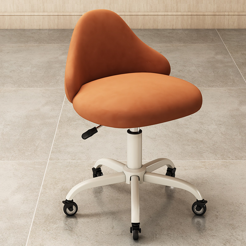 靠背椅美容院专用凳美容凳子理发店升降I椅旋转滑轮美发大工凳化