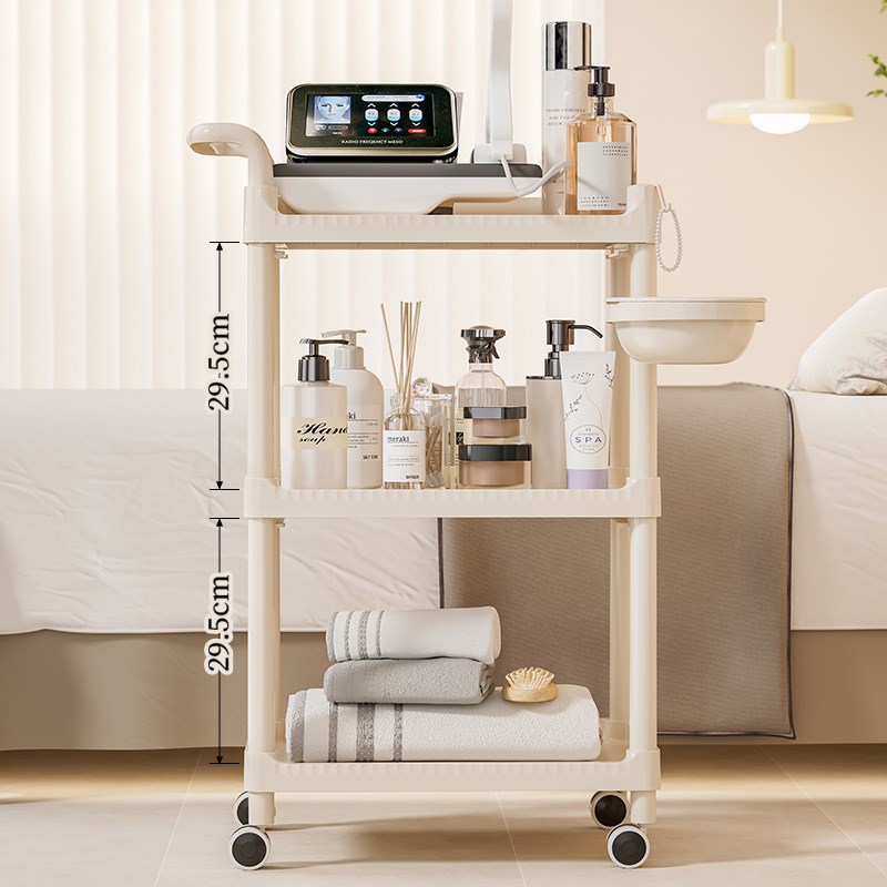 美容院小推车高级置物架手推工具护理火罐M家用卧室婴儿用品收纳