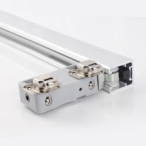 铝合金折叠门无下轨吊滑轮衣柜门衣帽F间顶装防脱轨折叠门五金配