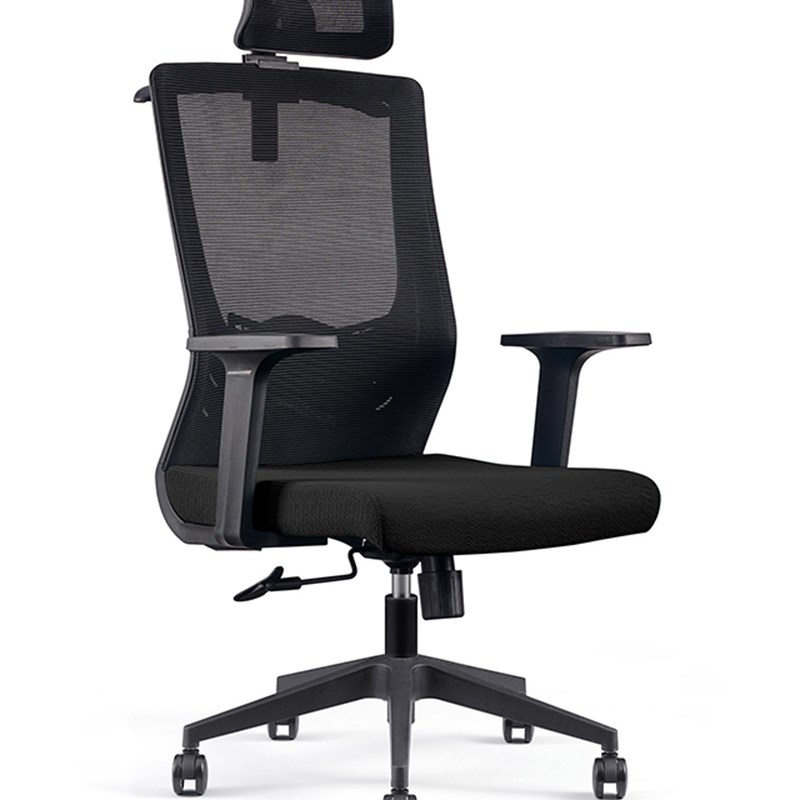 家用电脑椅可升降带头s枕职员办公椅透气网布办公椅滑动座椅