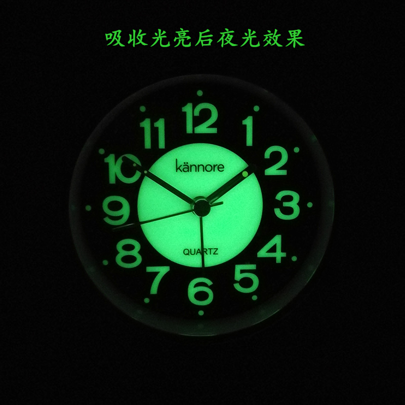 起床困难户懒人床头闹钟表变w态超大声夜灯光静音学生金属复古马