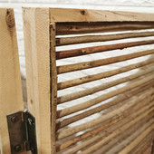 实木树干屏风h装 饰摆件原木隔断橱窗摆设幼儿园造景折叠栅栏