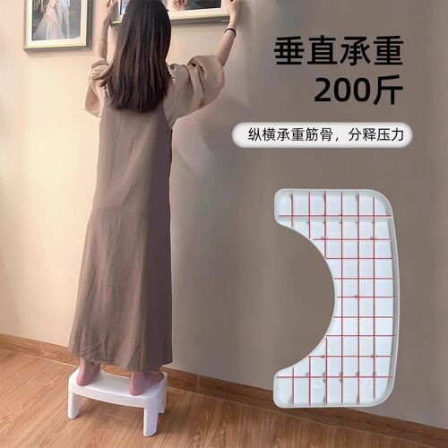 脚下有了支撑 上厕所时就舒服多了F!双重防滑 大人小孩都能用