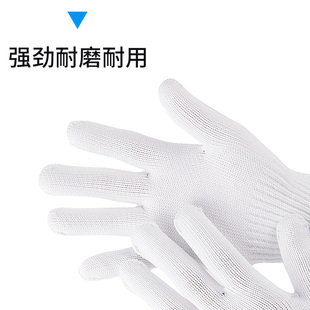 手套劳保 劳工汽修劳动干活 耐磨加厚手套 尼龙腈纶涤纶化纤手套Q