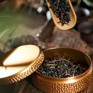 茶叶盒便捷小饼包装 茶叶罐铁盒钛合金小茶叶盒100克饼茶罐J空包装