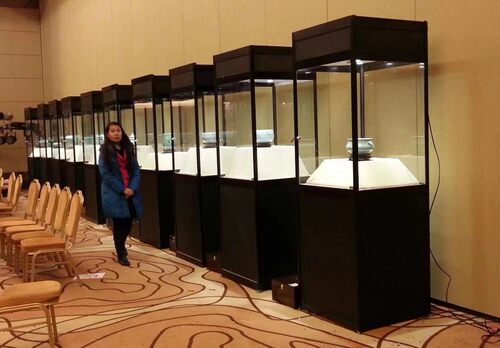 玻璃柜台博物馆玻l璃柜文物展示柜珠宝柜首饰展示柜古董玉器陈列
