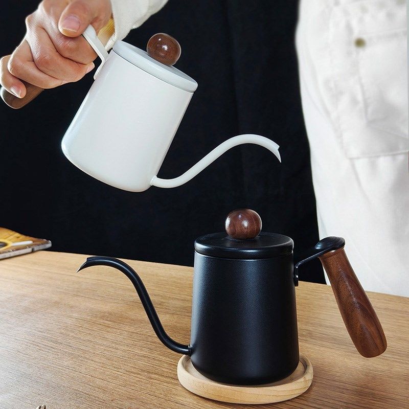 304不锈钢手冲咖啡q壶细口壶木柄长嘴尖嘴壶家用挂耳咖啡手冲壶,餐饮具,手冲壶,淘宝优惠券,粉丝福利购,淘宝优惠卷