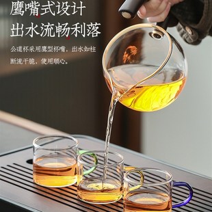 懒人家用感应泡茶壶磁吸冲泡茶神器功夫茶 玻璃半全自动茶具k套装