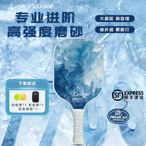 高颜值专业进阶碳纤维匹克球拍