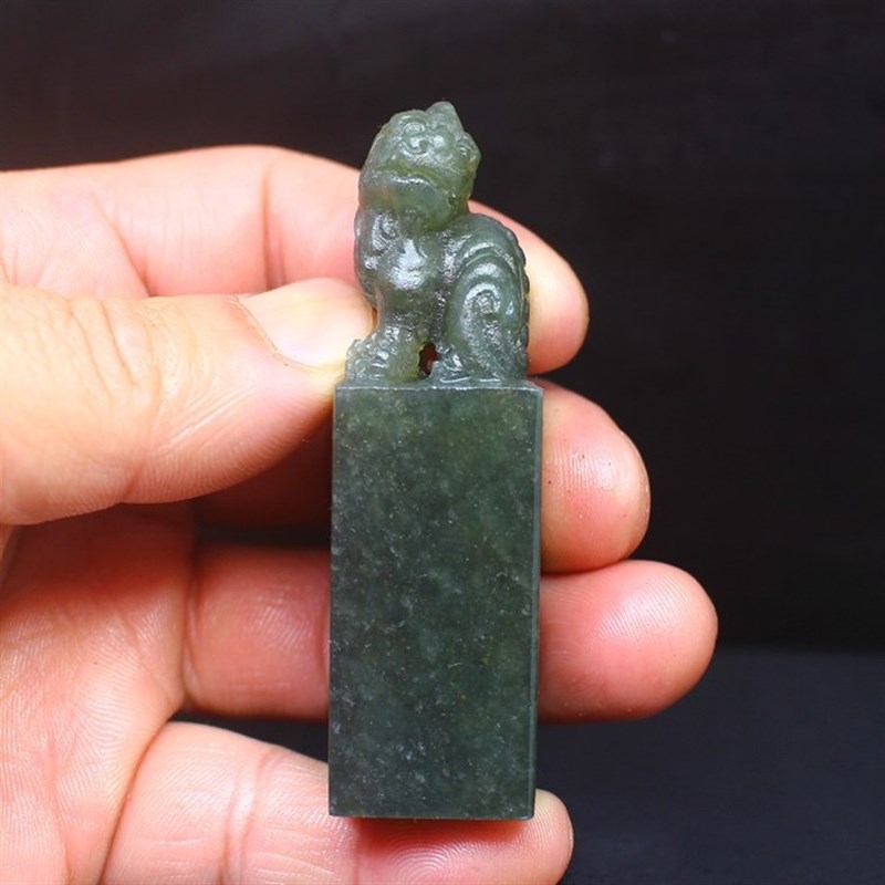 丹东绿冻石篆刻印章石料书法寿山石金石篆刻教学刻字练习收藏礼品