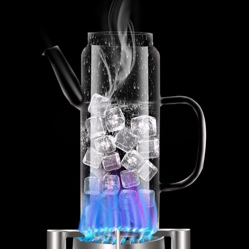 耐热玻璃油壶不挂油带刻度油瓶子家用防漏酱油醋壶不锈钢盖带把手