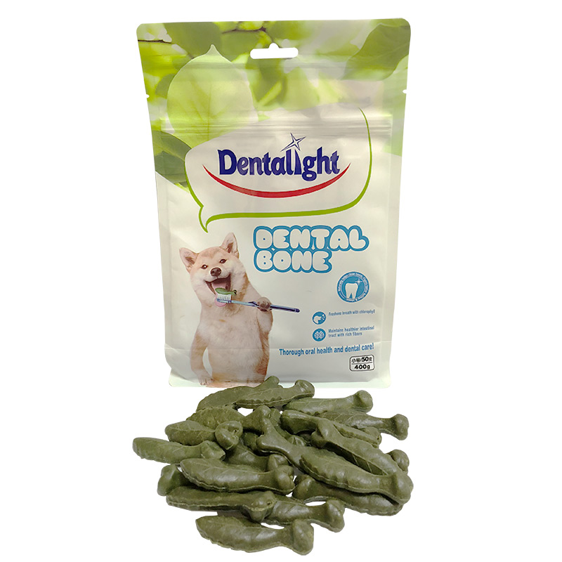 风来客磨牙棒小叶子狗狗零食耐咬毫棒洁齿骨去除口臭宠物泰迪50支