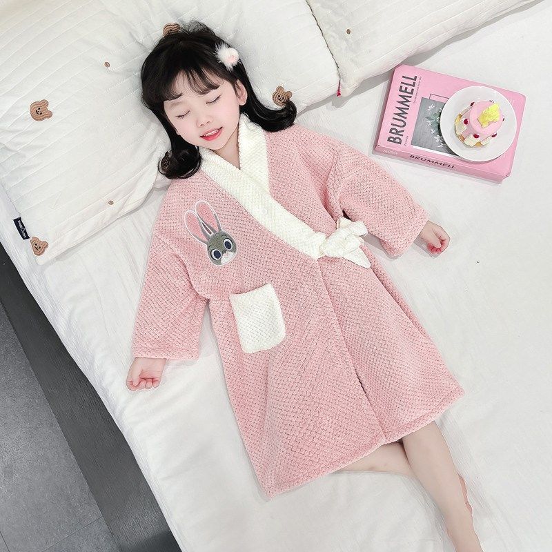 宝宝睡袍儿童睡衣法兰绒秋冬季2024新款女孩中长款兔子浴袍珊瑚绒,童装/婴儿装/亲子装,家居袍/睡袍,淘宝优惠券,粉丝福利购,淘宝优惠卷
