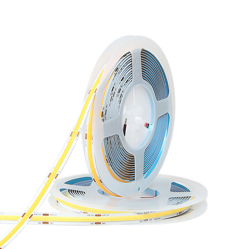 COB灯带自粘12V24V低压LED柔性软灯条家装吊顶橱柜商场超亮线形灯