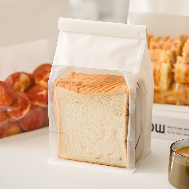 吐司面包包装袋饼干袋子麻薯切边牛角包铁丝卷边自封袋包装密封袋