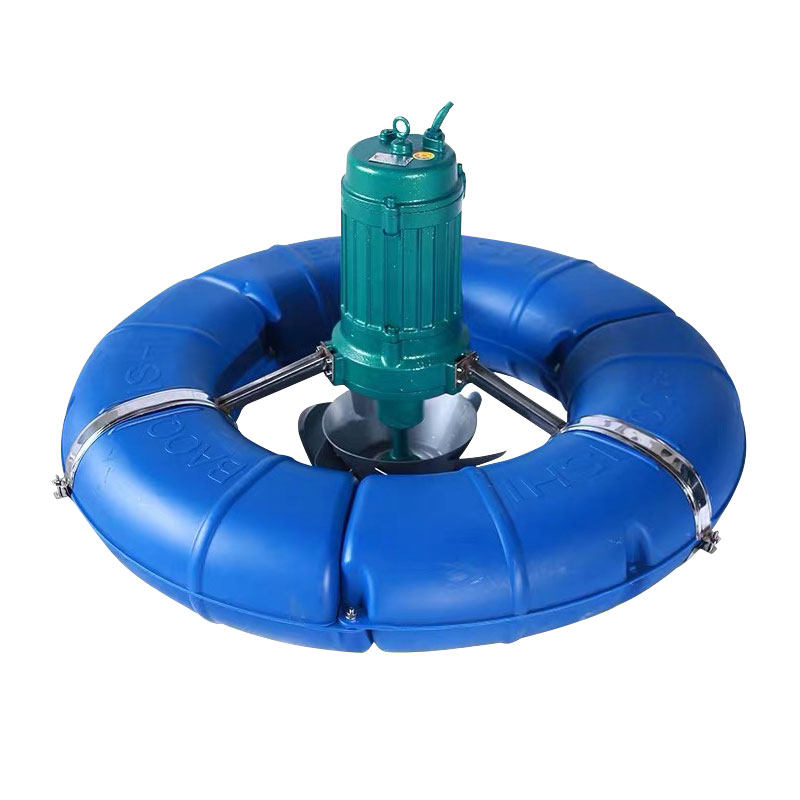 涌浪大功率增氧造浪泵380v三相220v大型水产养殖叶轮式鱼塘增氧机