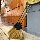 竹丝扫把硬农村户外专用院子工厂学校扫水竹扫把 大小组合