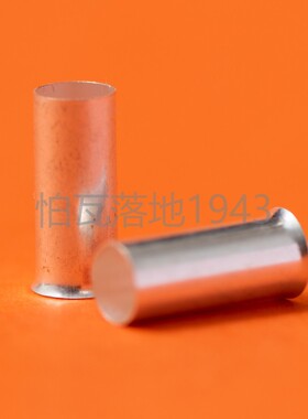 EN50-20裸铜管 管形裸端子 铜管 冷压 铜连接管GT型 100只