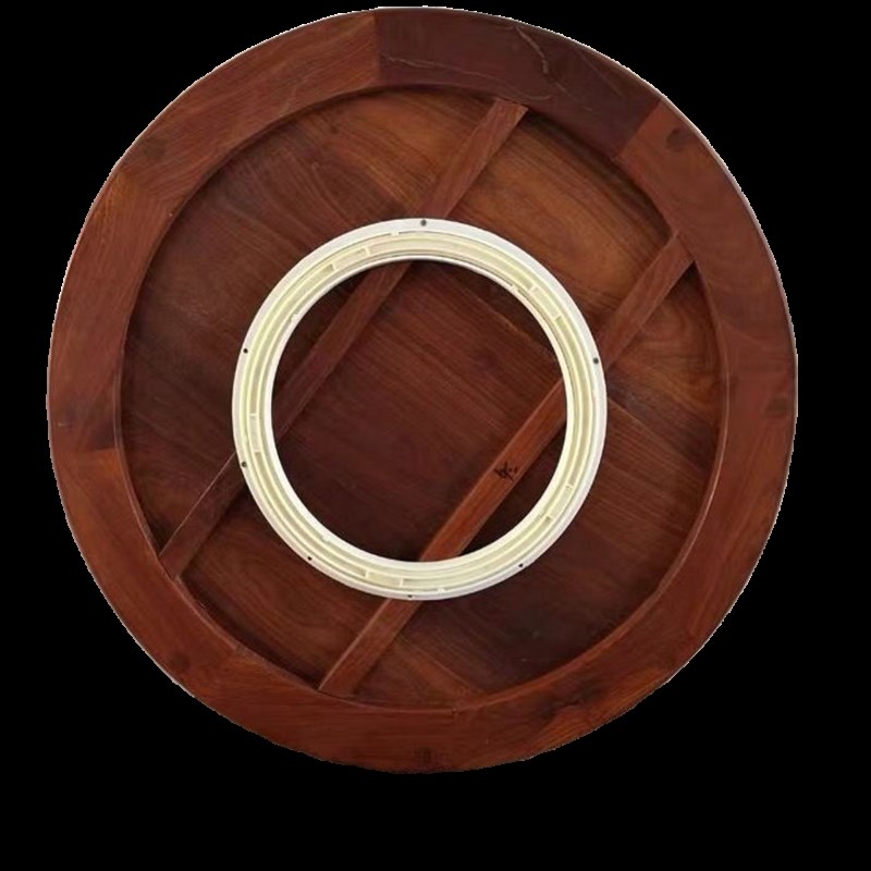 餐桌转盘底座实木圆桌塑料转盘转圈玻璃桌子旋转轴承家用转盘配件