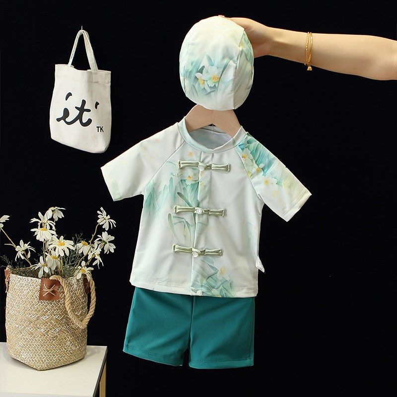 儿童泳衣套装2024新款男童短袖分体式游泳装宝宝沙滩衣服童装泳裤,童装/婴儿装/亲子装,泳衣裤,淘宝优惠券,粉丝福利购,淘宝优惠卷