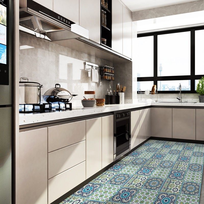 厨房地垫PVC可擦免洗防油脚垫防滑长条垫子皮革家用地毯入户门垫,居家布艺,家用脚垫,淘宝优惠券,粉丝福利购,淘宝优惠卷