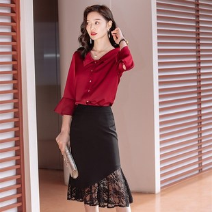 高档不透微弹力斜纹素色乱麻雪纺服装布料飘逸衬衫连衣裙裤子面料