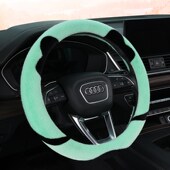 保暖毛绒汽车方向盘套防滑汽车把套千款 冬季 车型可用 新款 好手感