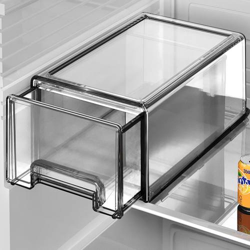 佳帮手厨房冰箱收纳盒抽屉式保鲜盒水果蔬菜鸡蛋冷藏收纳整理神器